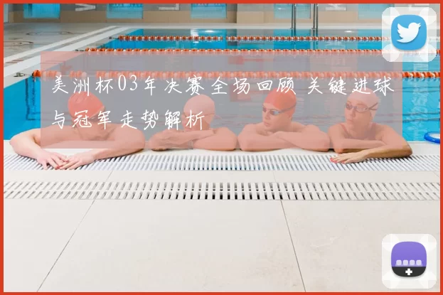 美洲杯03年决赛全场回顾 关键进球与冠军走势解析